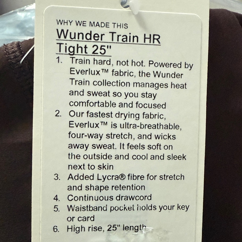 Lululemon Wunder Train High-Rise Tight 25" - Picture 5 of 7